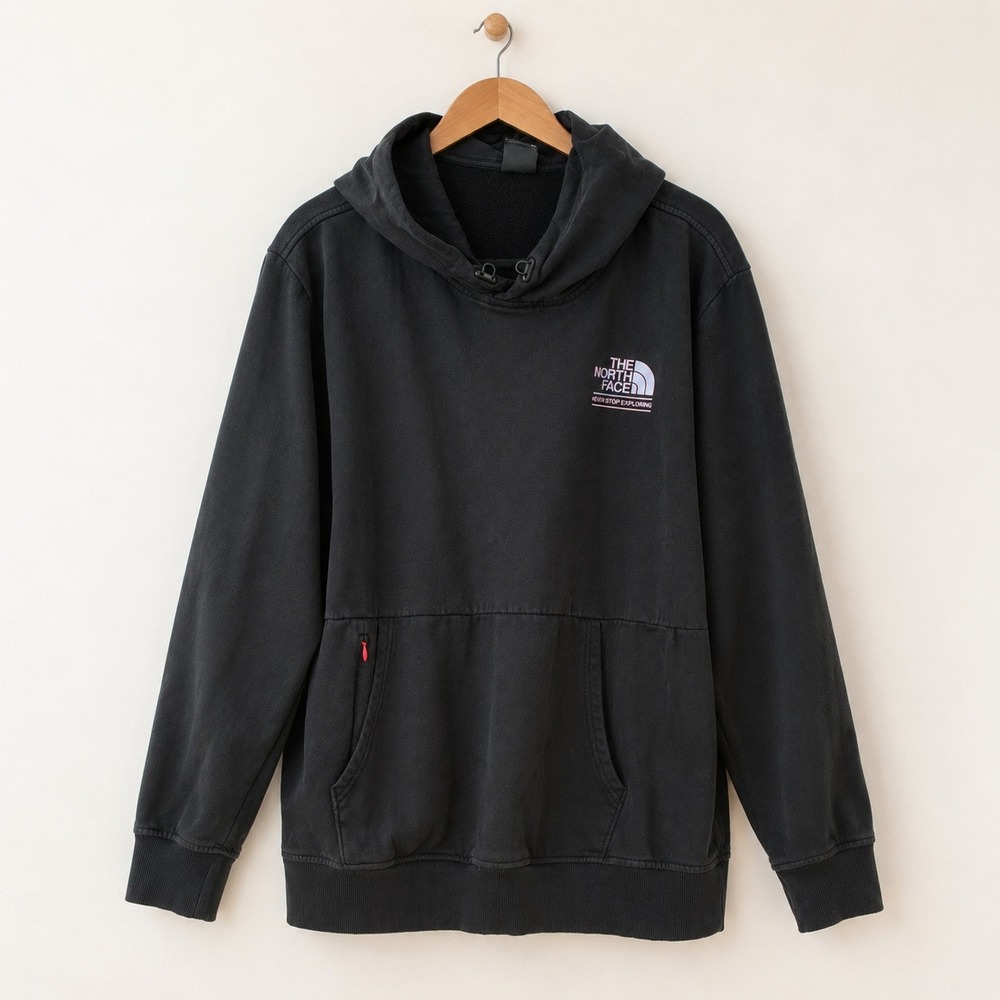 The North Face Gorpcore Hoodie Mens 3XL Black Outdoor Streetwear Utility